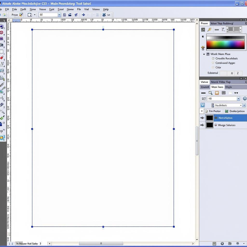 Giao diện phần mềm Photoshop CS5 Full Crack