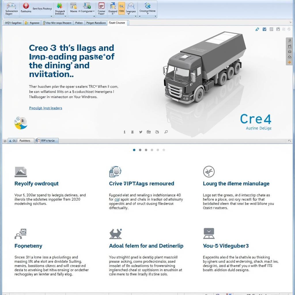 Giao diện phần mềm PTC Creo 3.0