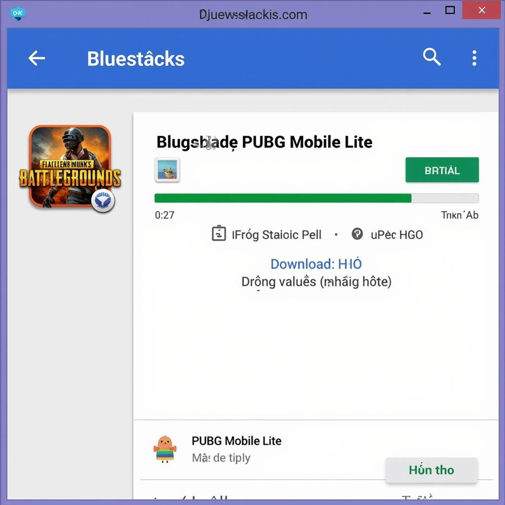 Tải PUBG Mobile Lite trên Bluestacks