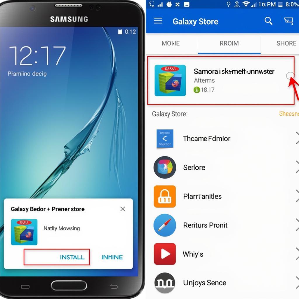 Tải Samsung Internet từ Galaxy Store