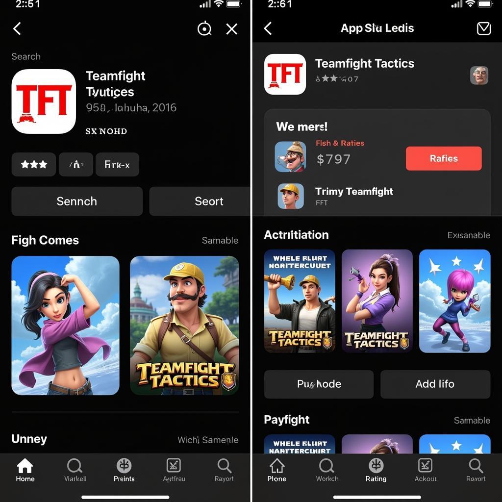 Tìm kiếm TFT trên App Store