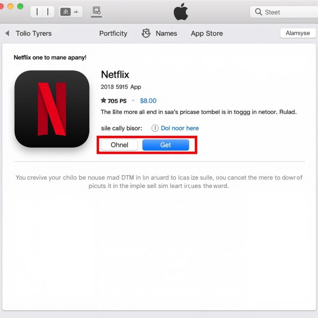 Tải ứng dụng Netflix từ Mac App Store