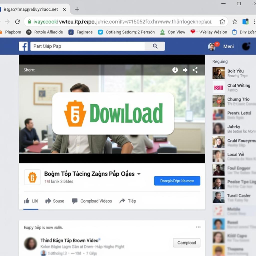 Cách tải video trên Facebook bằng Cốc Cốc