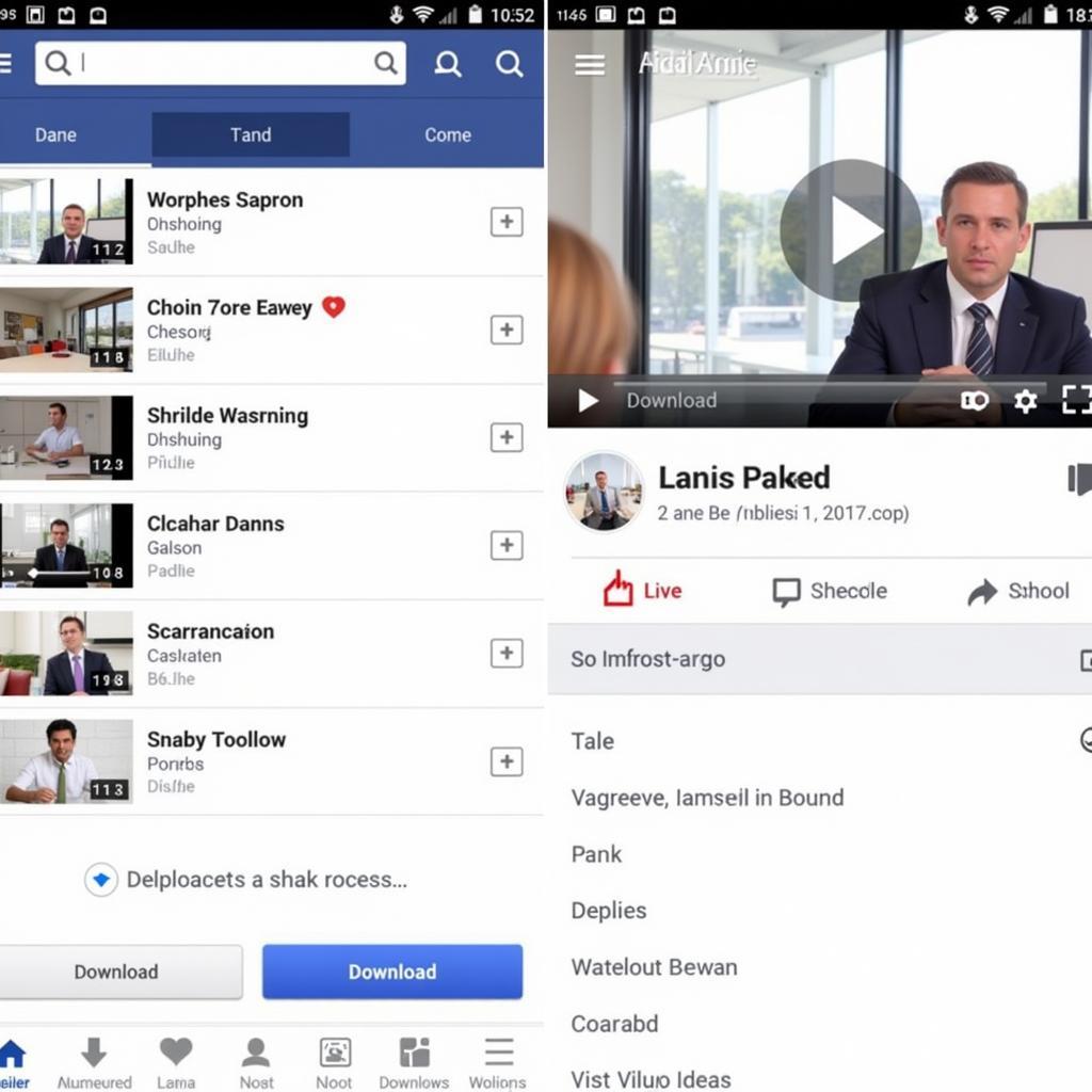 Tải video Facebook bằng ứng dụng