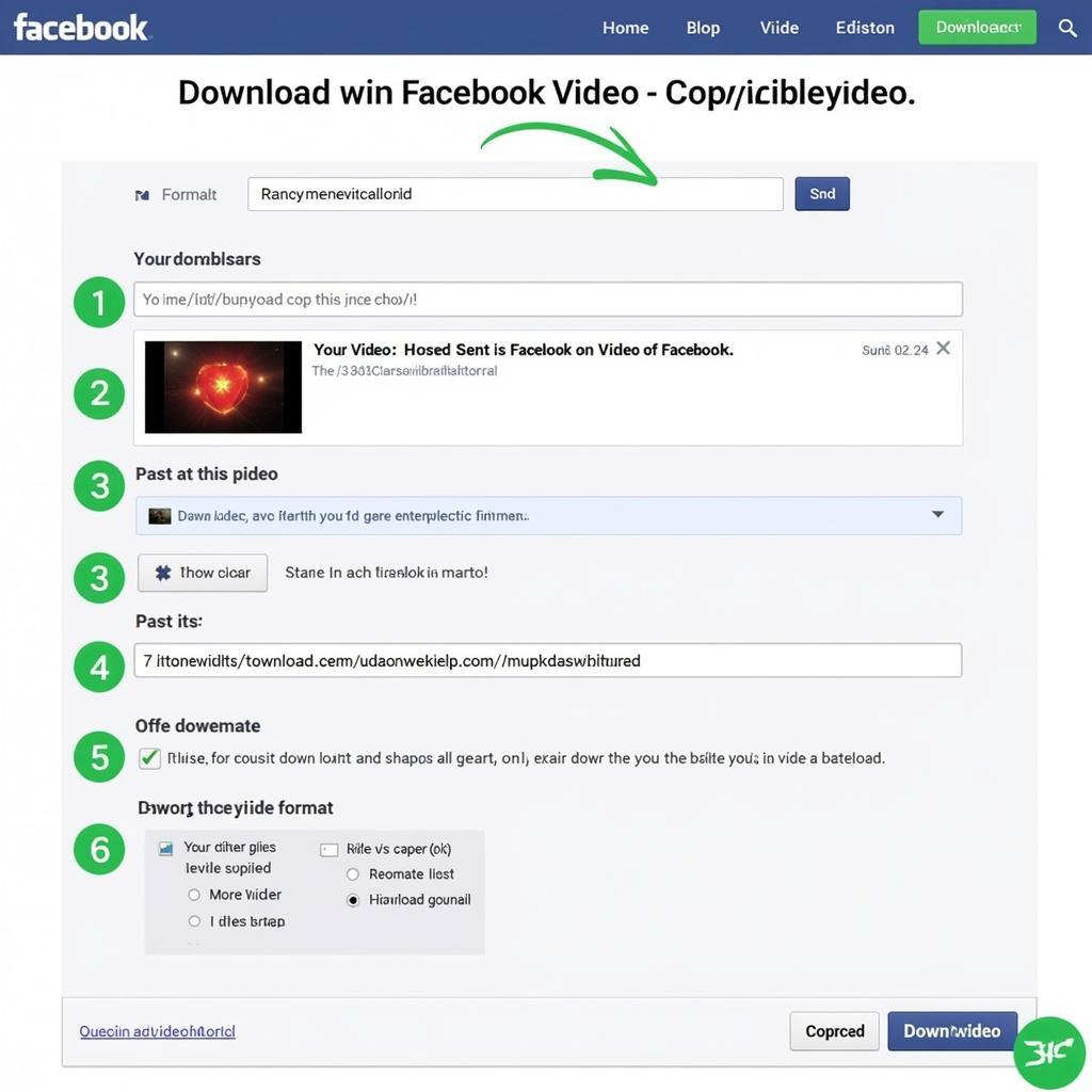 Tải video Facebook online bằng trình duyệt