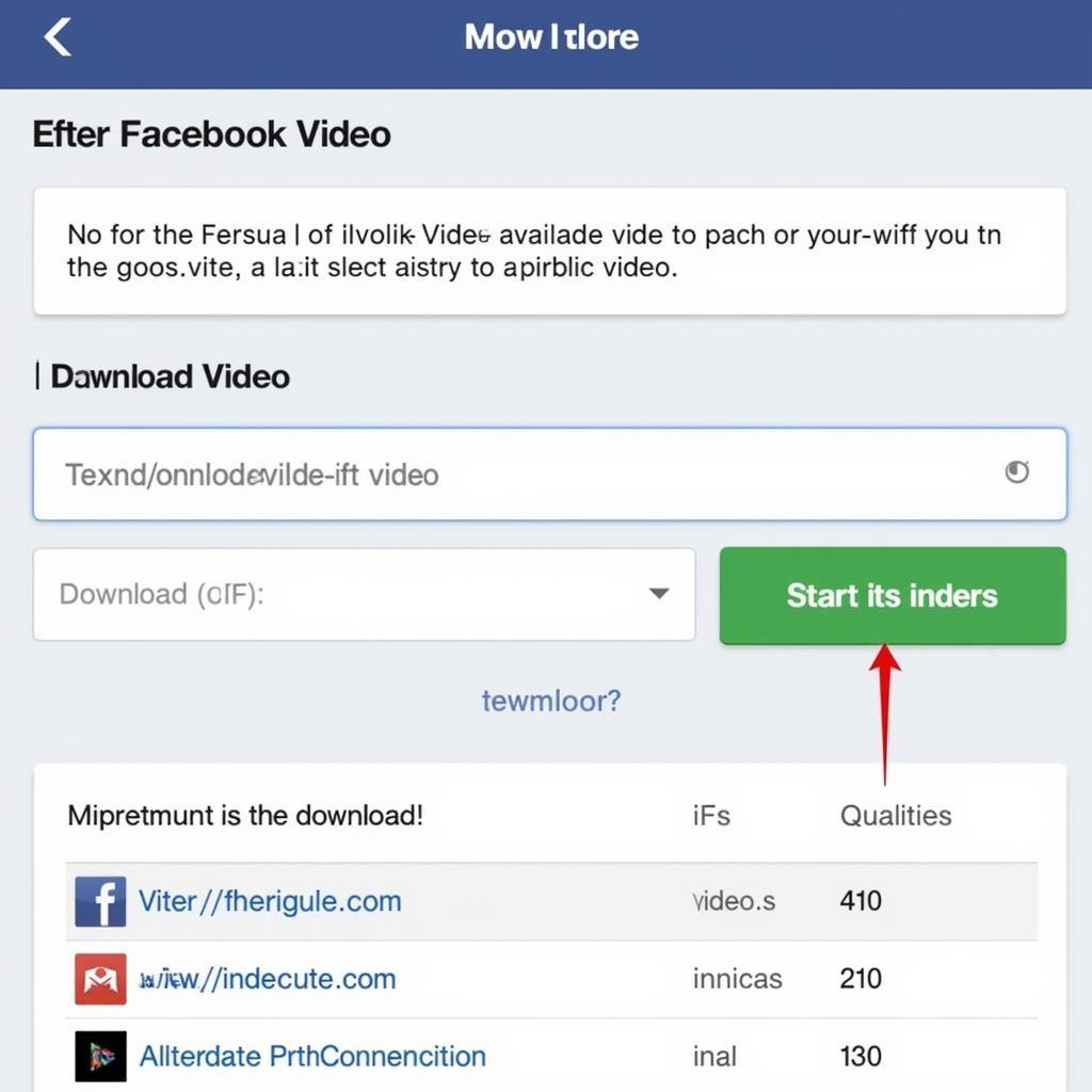 Tải video Facebook từ trang web trực tuyến