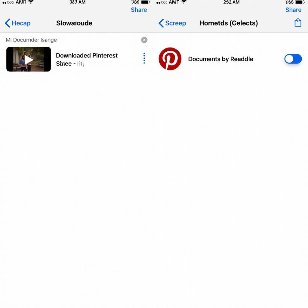 Tải video Pinterest trên iOS