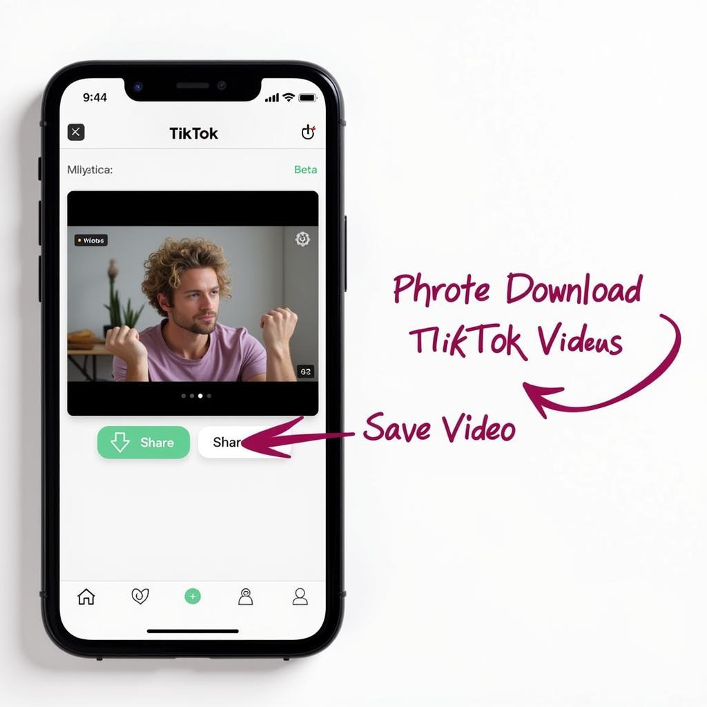 Cách tải video TikTok trên điện thoại