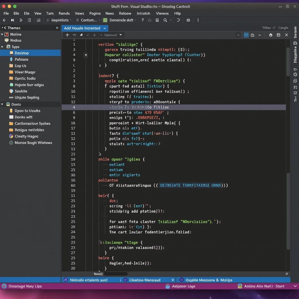 Giao diện Visual Studio Code