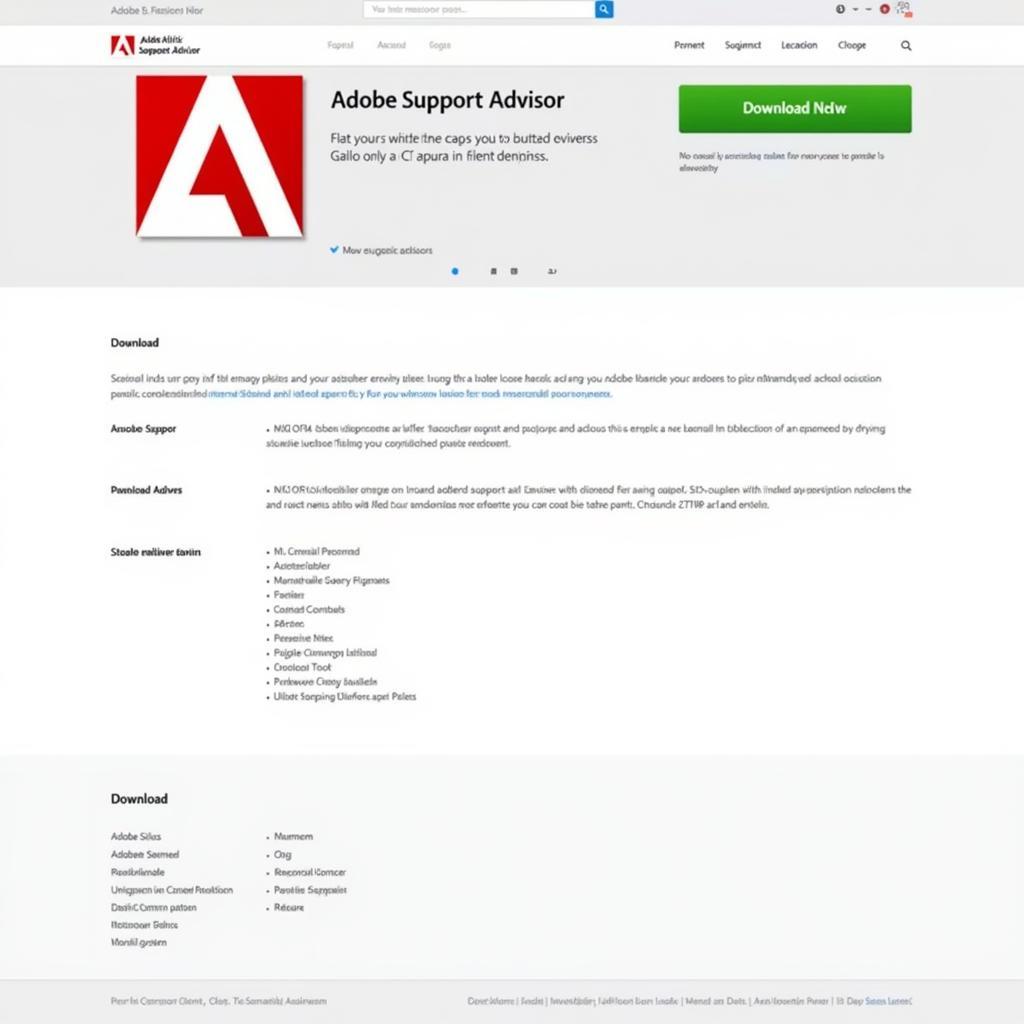 Tải xuống Adobe Support Advisor