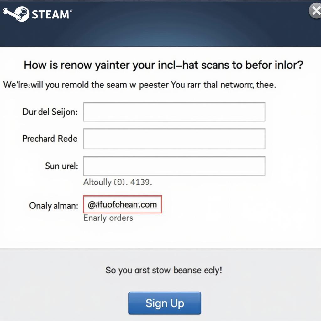 Tạo tài khoản Steam