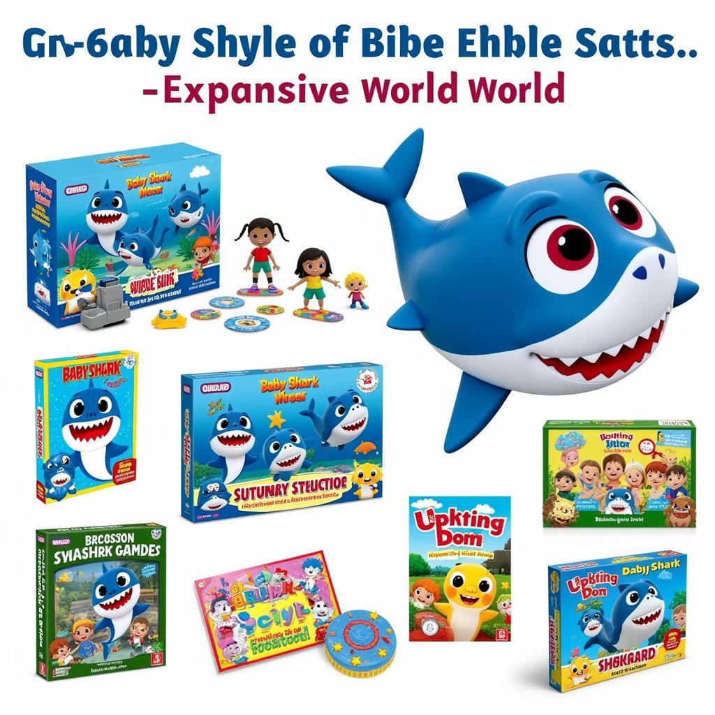 Thế giới giải trí Baby Shark đa dạng