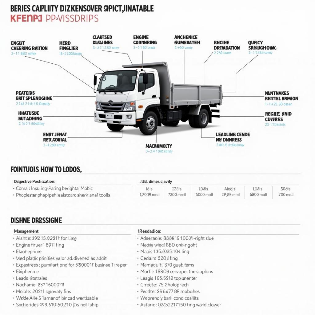 Thông số xe tải Kenbo 990kg