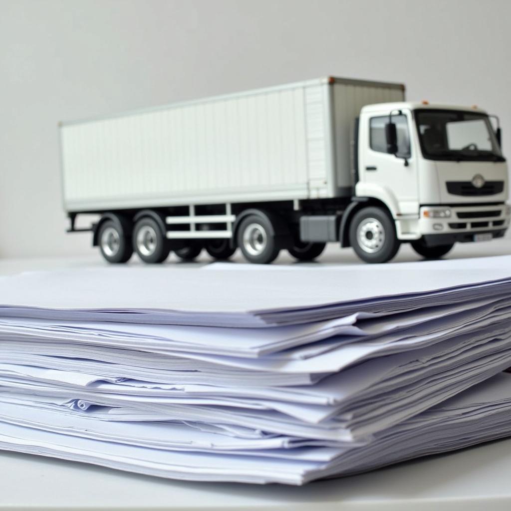 Truck ownership transfer paperwork