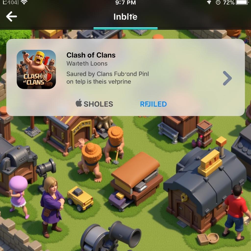 Tìm kiếm Clash Of Clans trên App Store