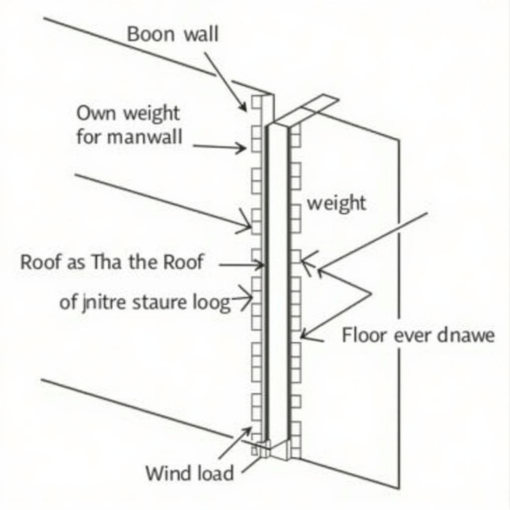 Tính toán tĩnh tải tường