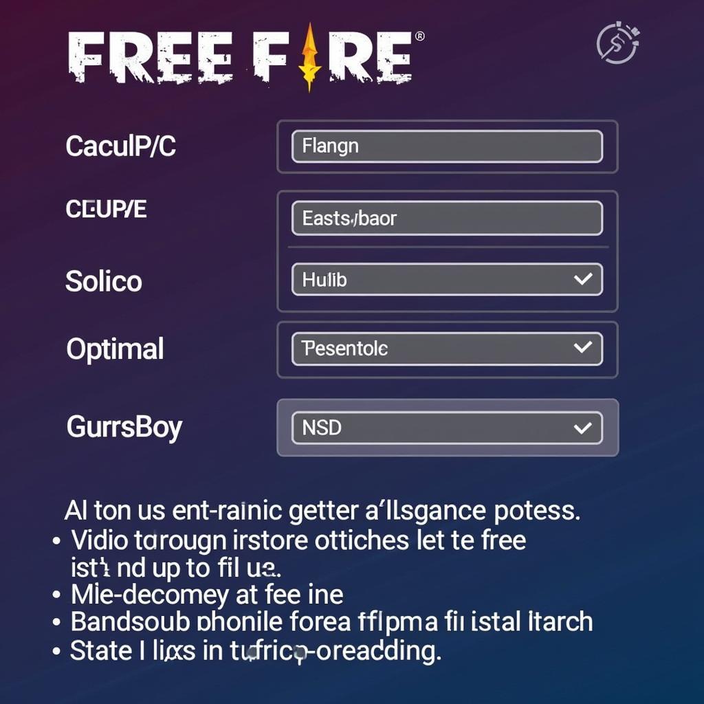 Tối ưu hóa Free Fire trên PC Gameloop