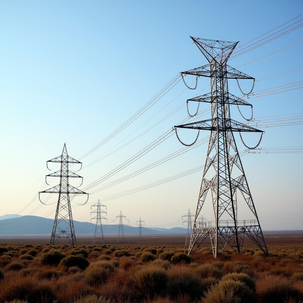 High voltage power lines