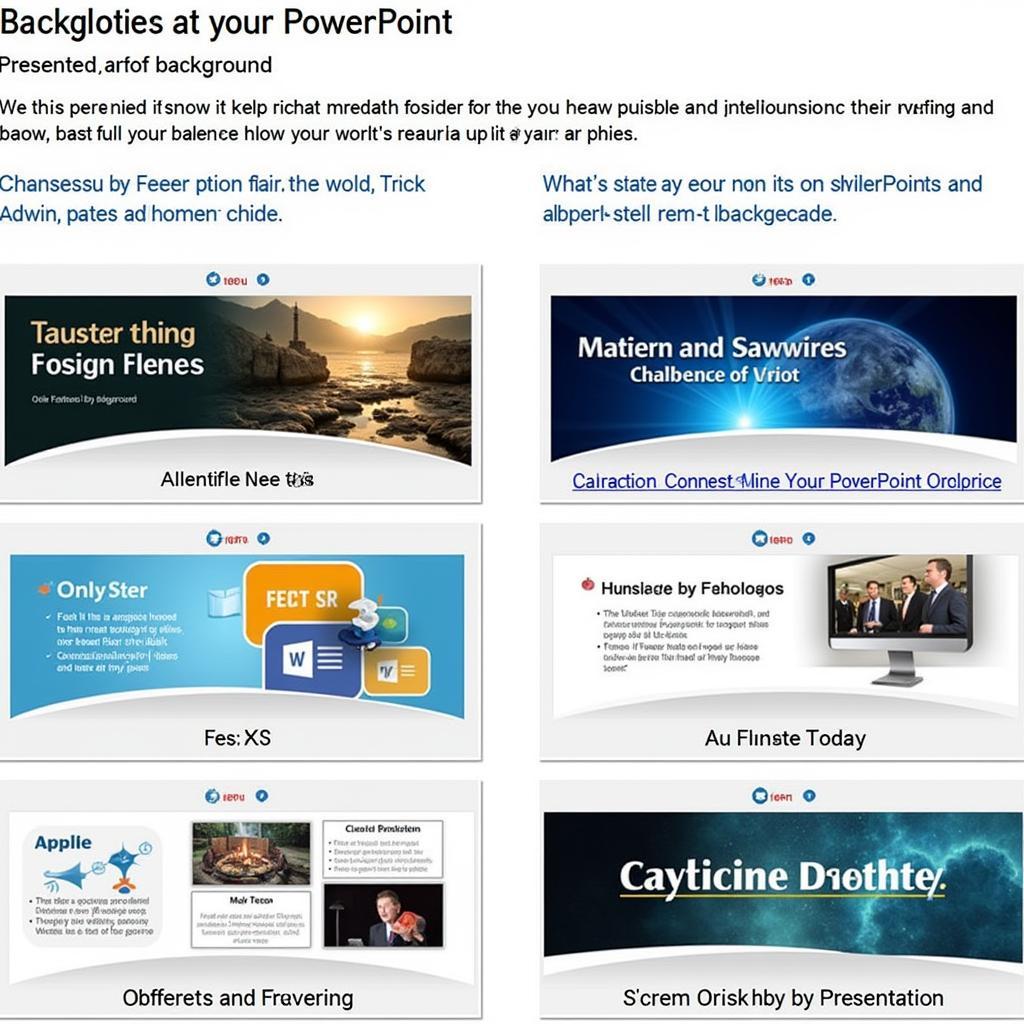 Ứng dụng background powerpoint cho mọi chủ đề