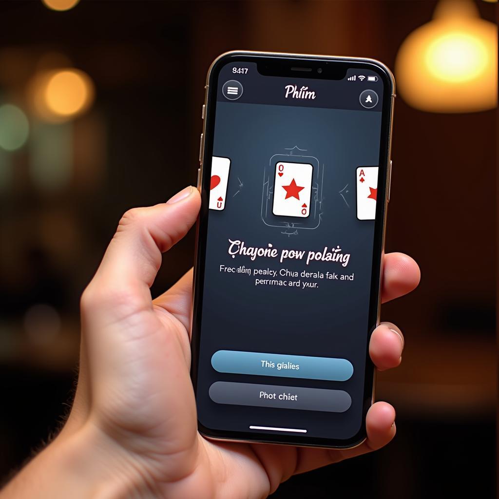 Ứng dụng đánh bài phỏm trên điện thoại