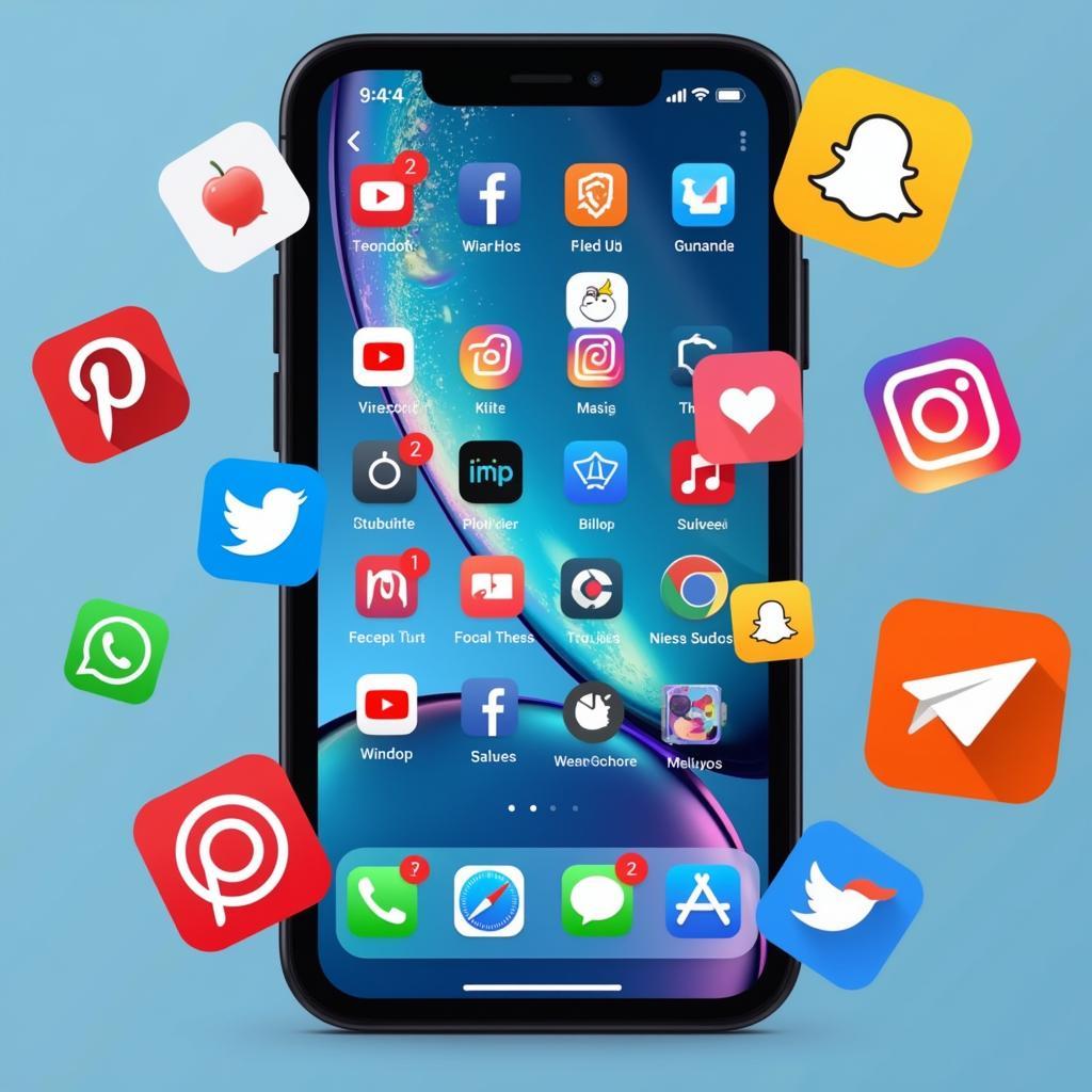 Popular mobile apps