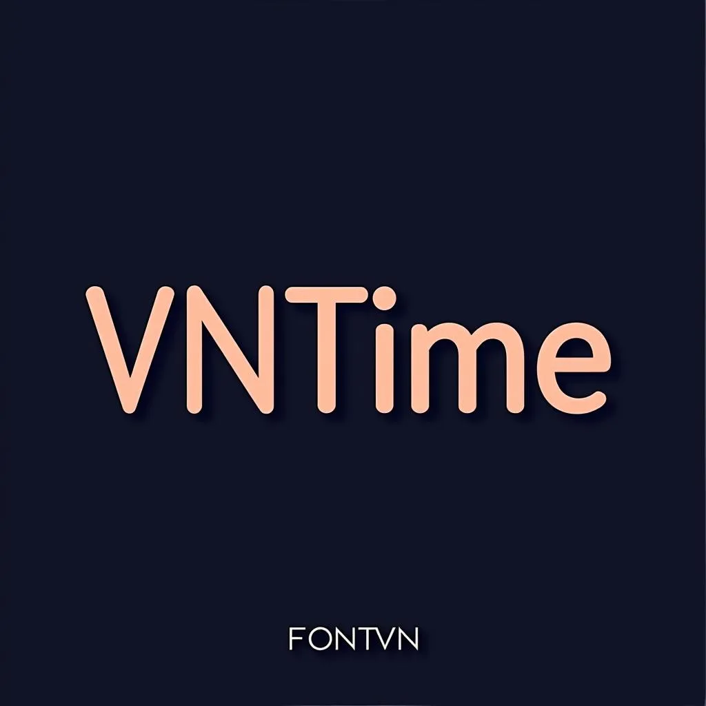 Tải Font VNTime Miễn Phí