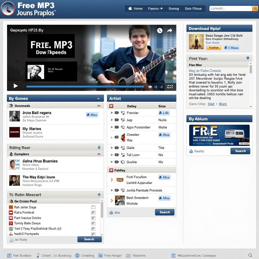 MP3 Download Website