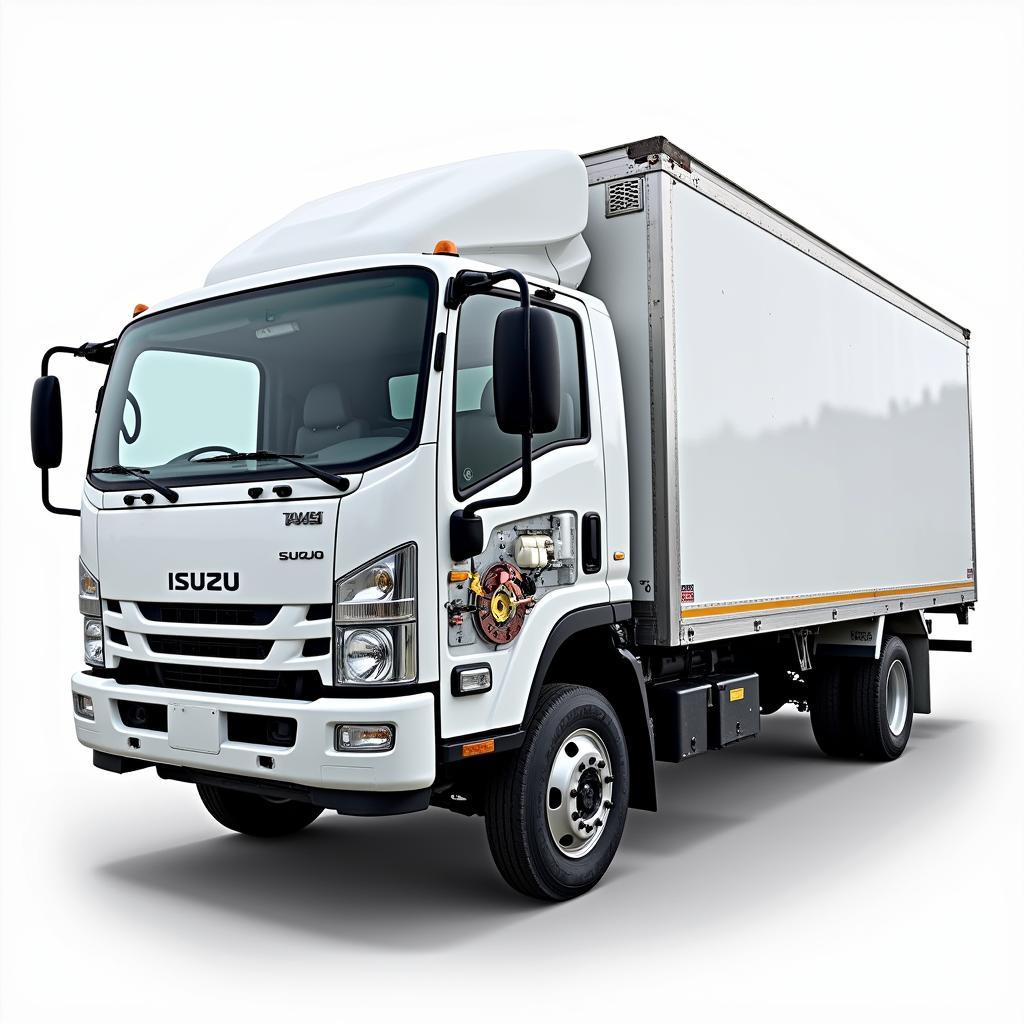 Hệ thống an toàn xe tải Isuzu nhập khẩu