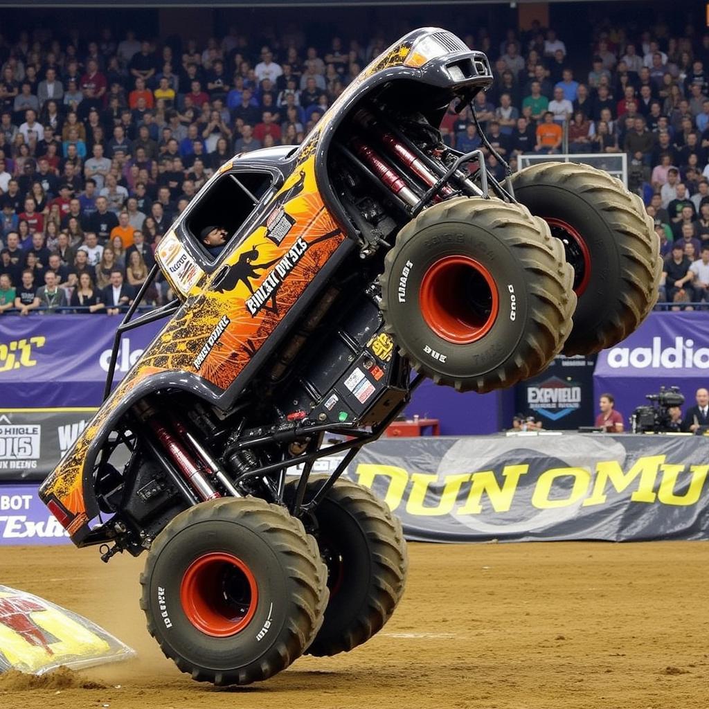 Xe tải quái vật Monster Jam biểu diễn