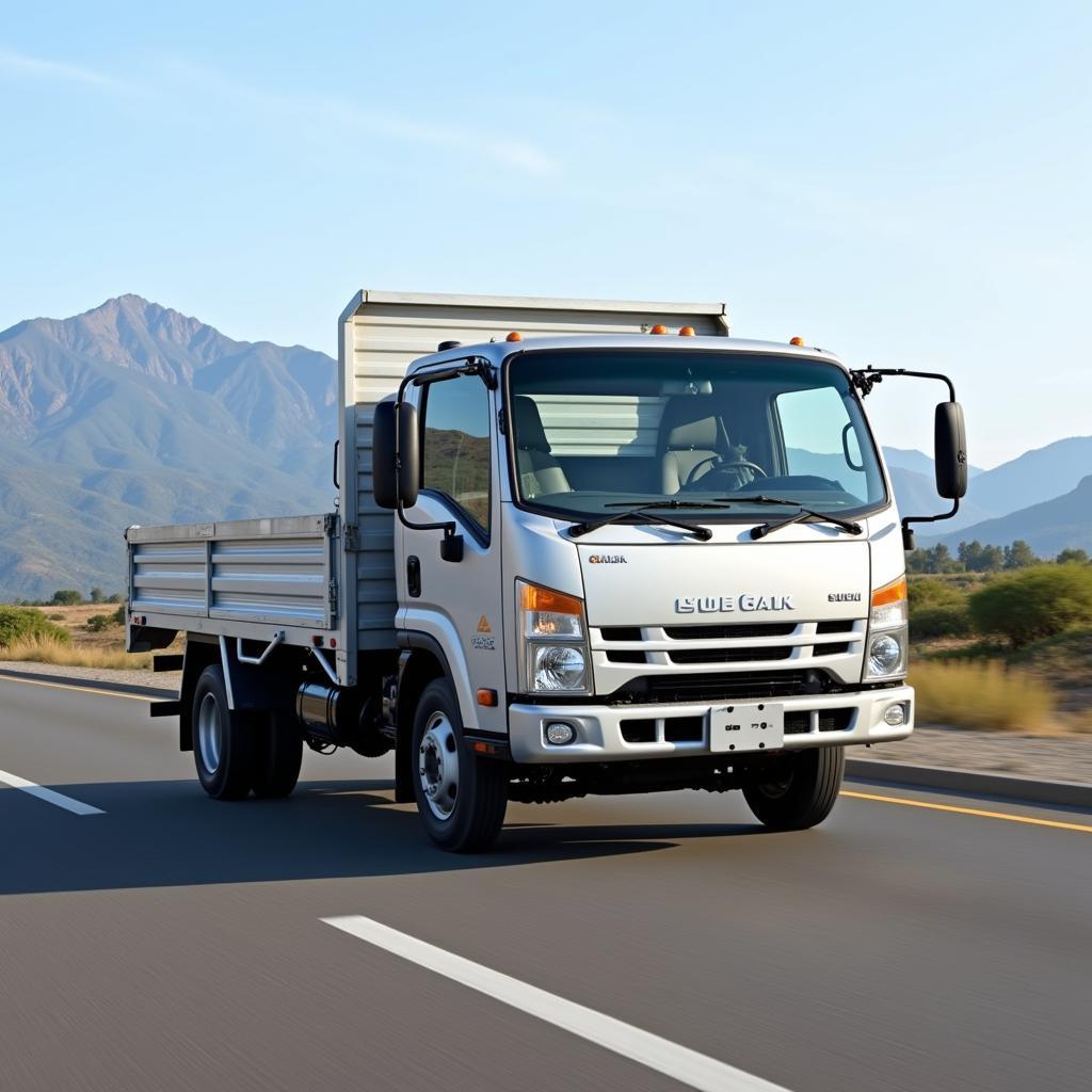 Suzuki 1.25-ton truck on the highway