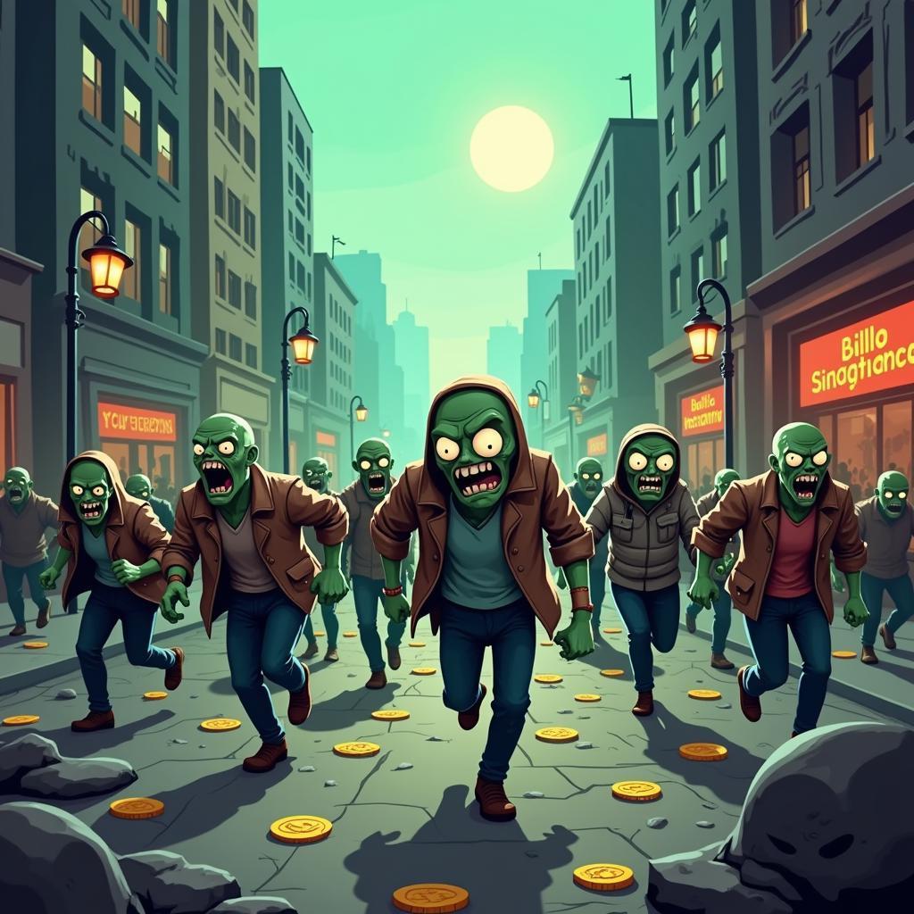 Gameplay Zombie Tsunami