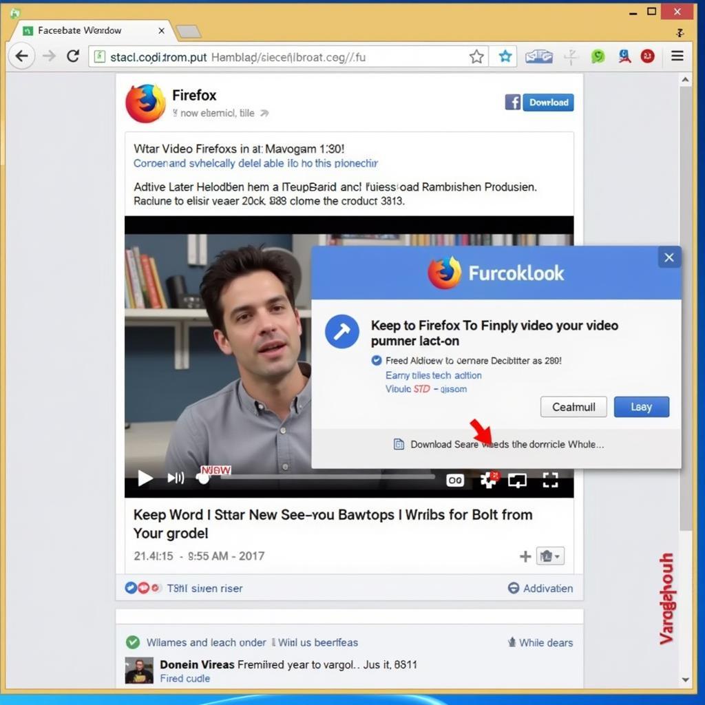 Add on tải video Facebook trên Firefox