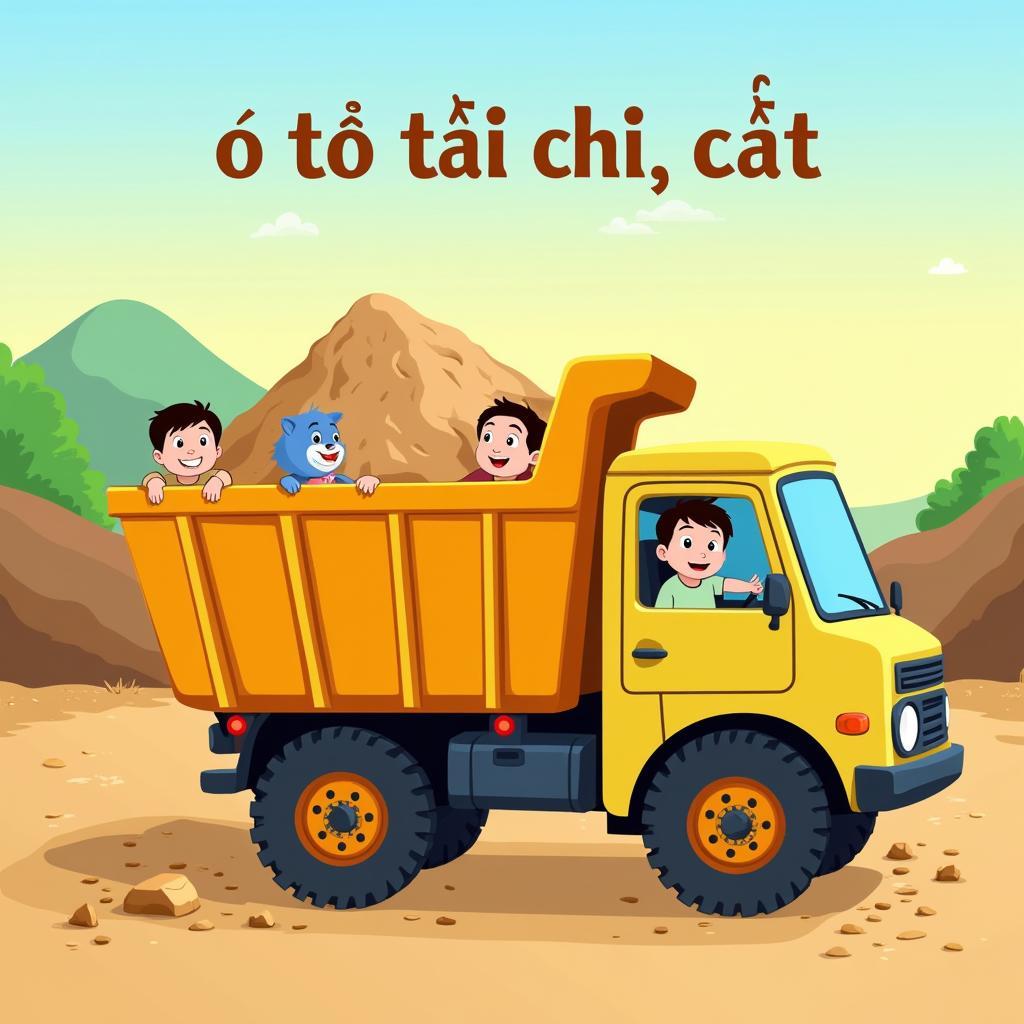 Bài hát ô tô tải chở cát trong phim hoạt hình