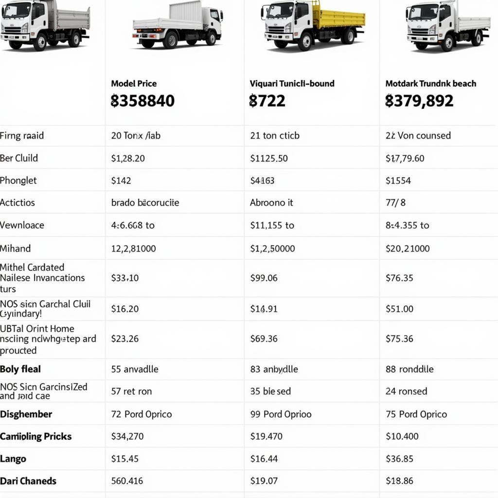 Bảng giá xe ô tô tải 1 tấn mới nhất 2023