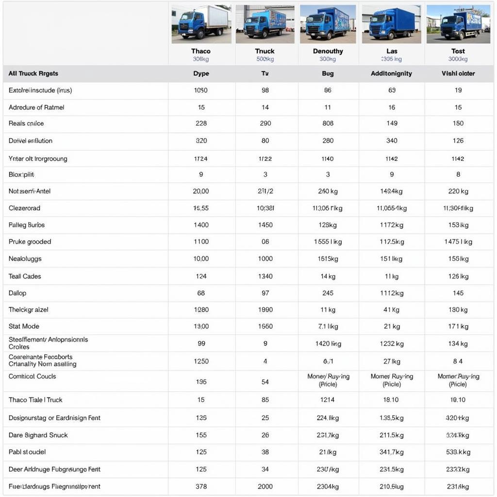 Bảng giá xe tải Thaco 500kg mới nhất