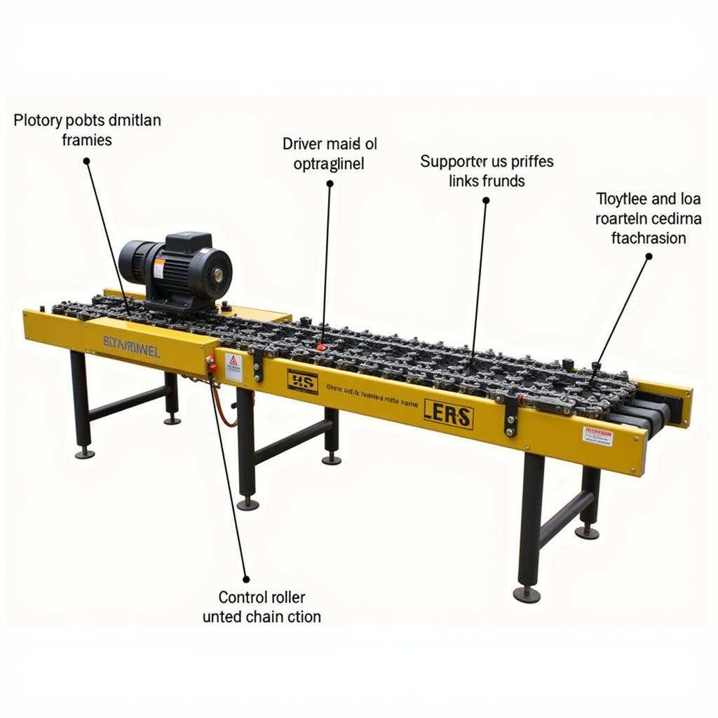 Cấu tạo chi tiết của băng tải xích solid