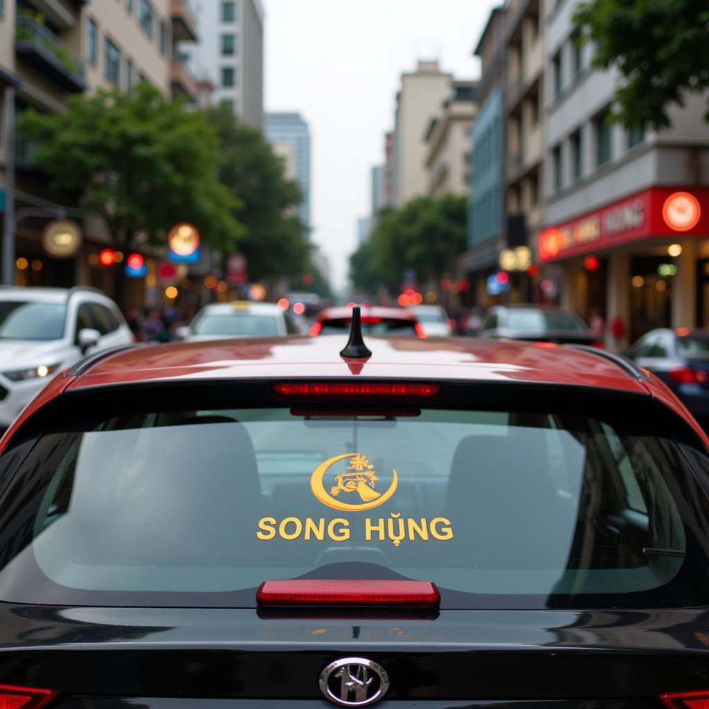 Biển số xe taxi Sông Hồng tại Hà Nội