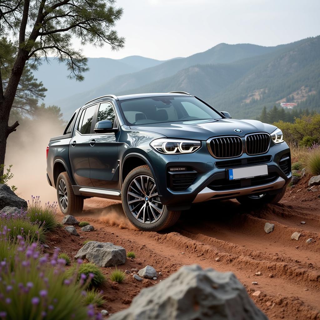 BMW bán tải chinh phục địa hình offroad