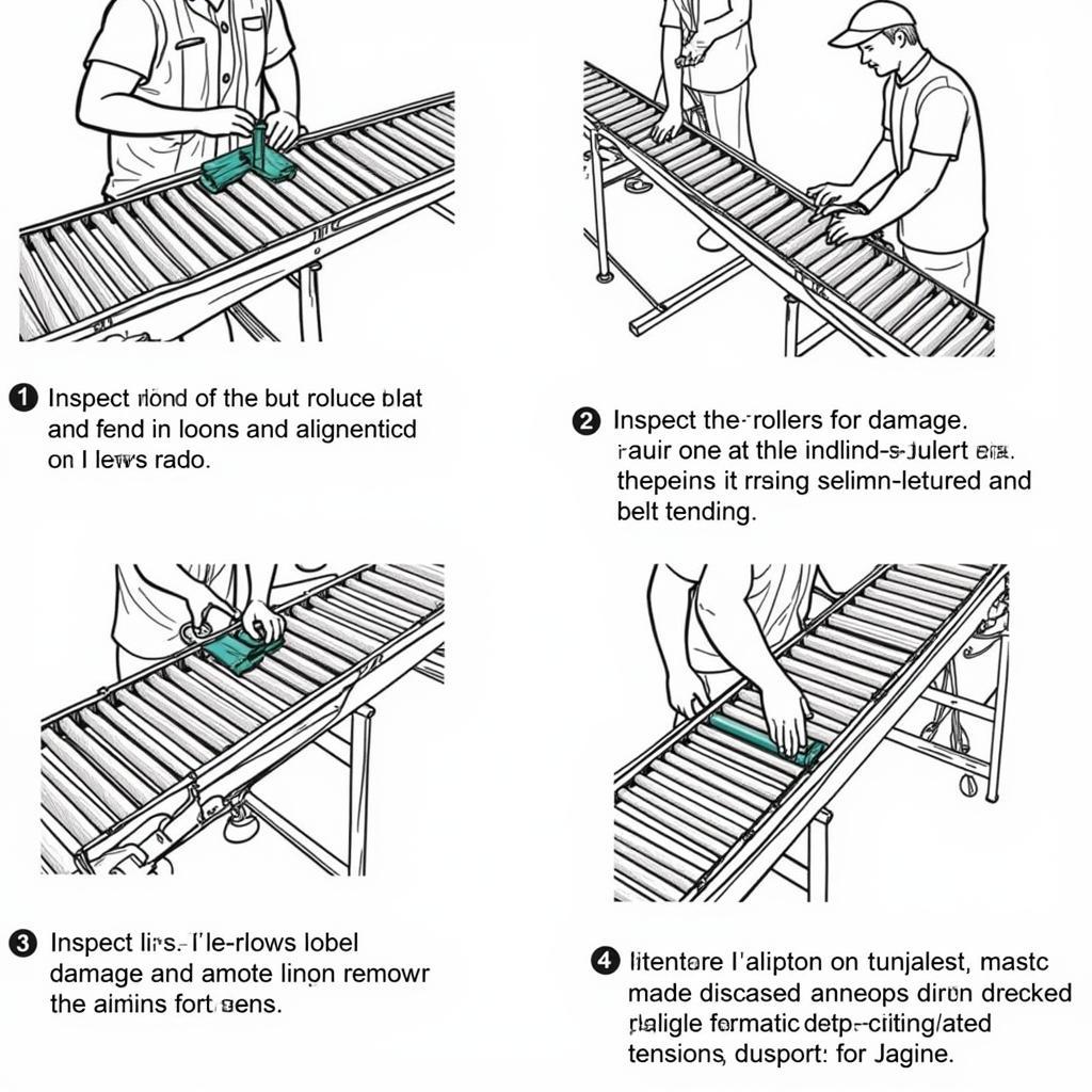 Các bước kiểm tra hệ thống băng tải