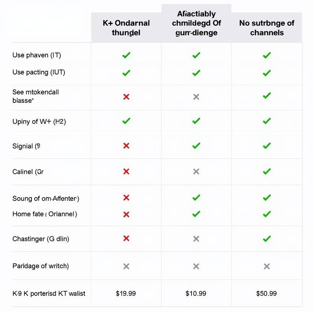 Các gói cước K+ plus