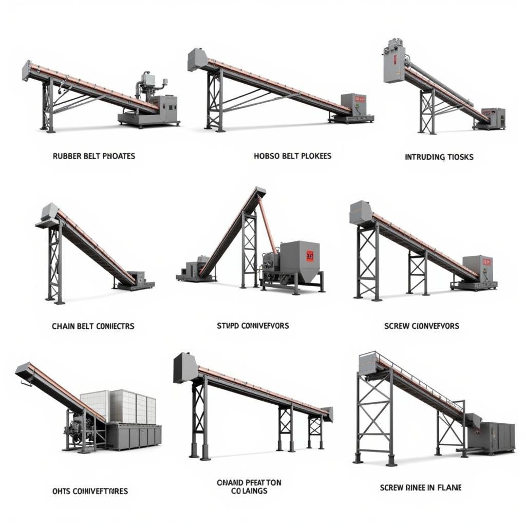 Các loại băng tải lúa phổ biến