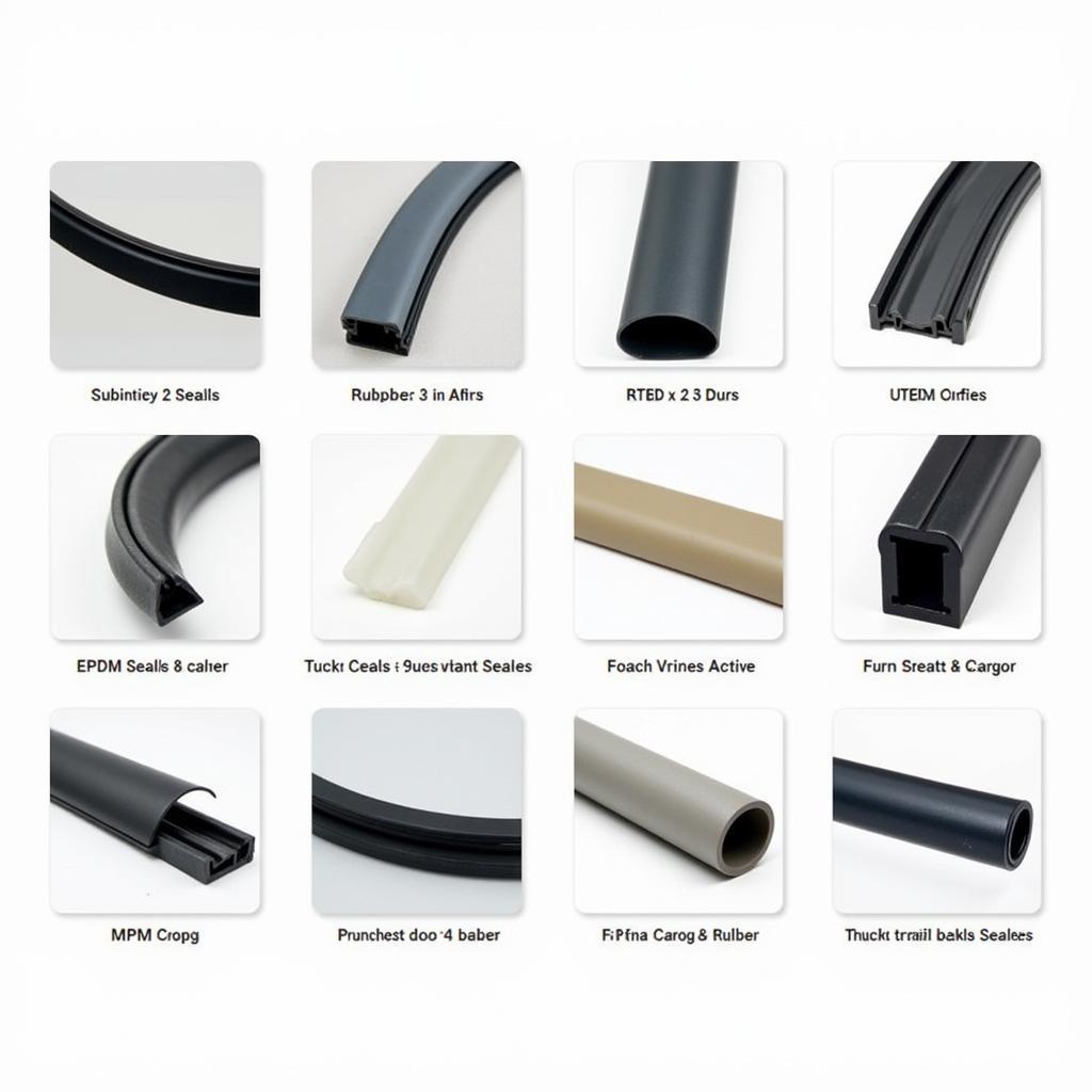 Các loại gioăng cửa thùng xe tải phổ biến trên thị trường, làm từ cao su, silicon, EPDM...