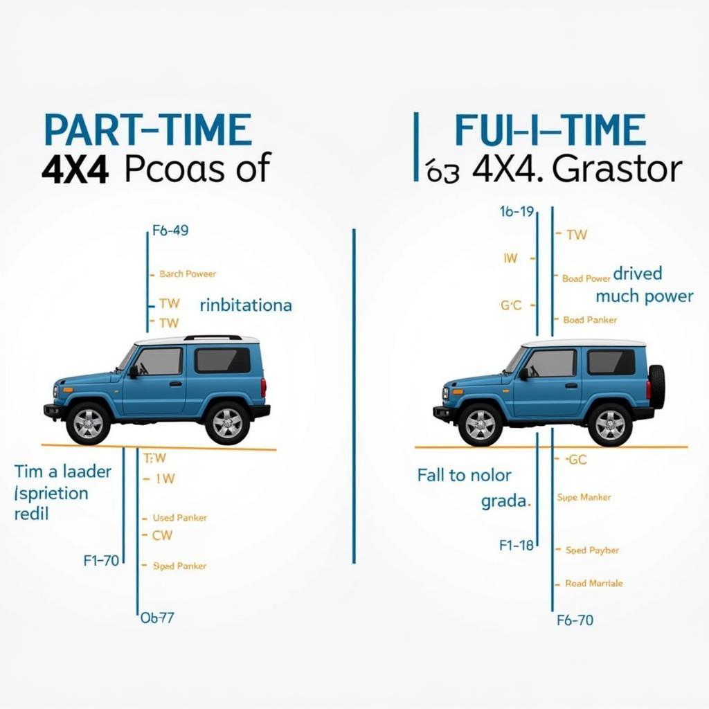 Các loại hệ dẫn động 4x4