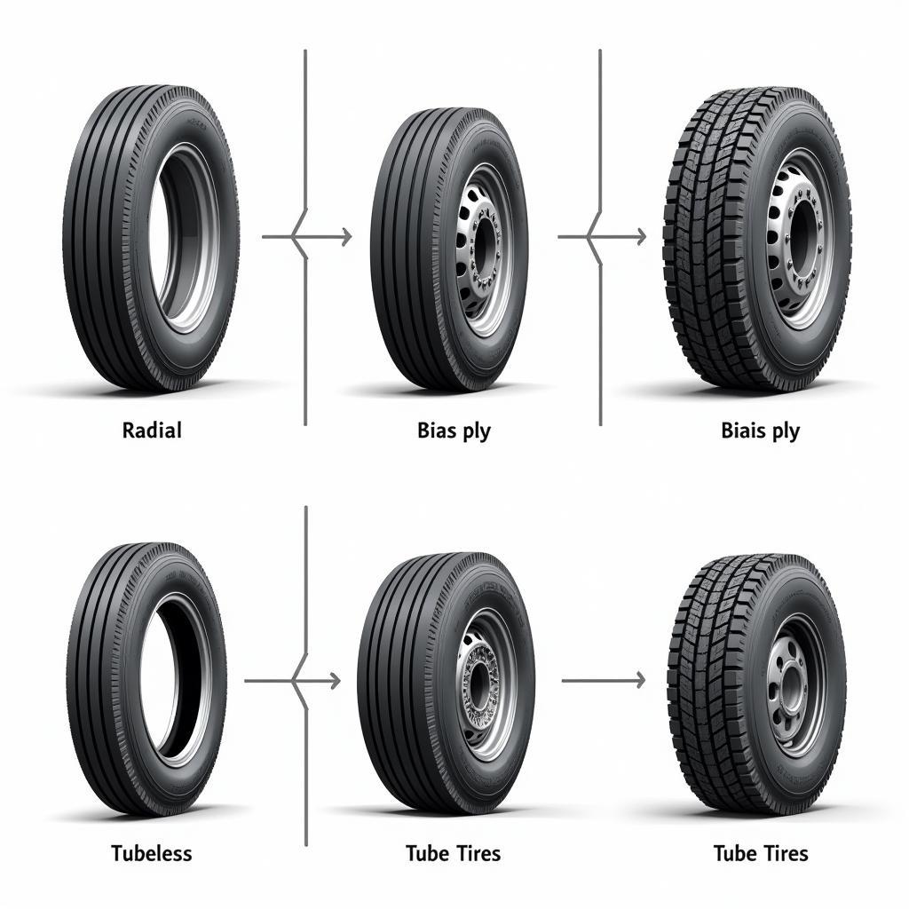 Các loại lốp xe tải phổ biến