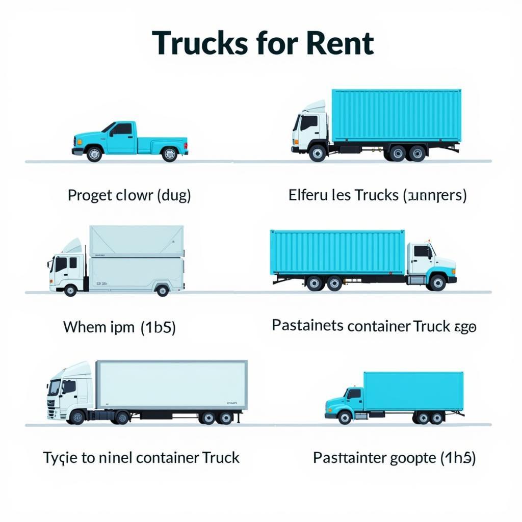 Các loại xe vận tải cho thuê: từ xe tải nhỏ đến xe container, đáp ứng mọi nhu cầu vận chuyển