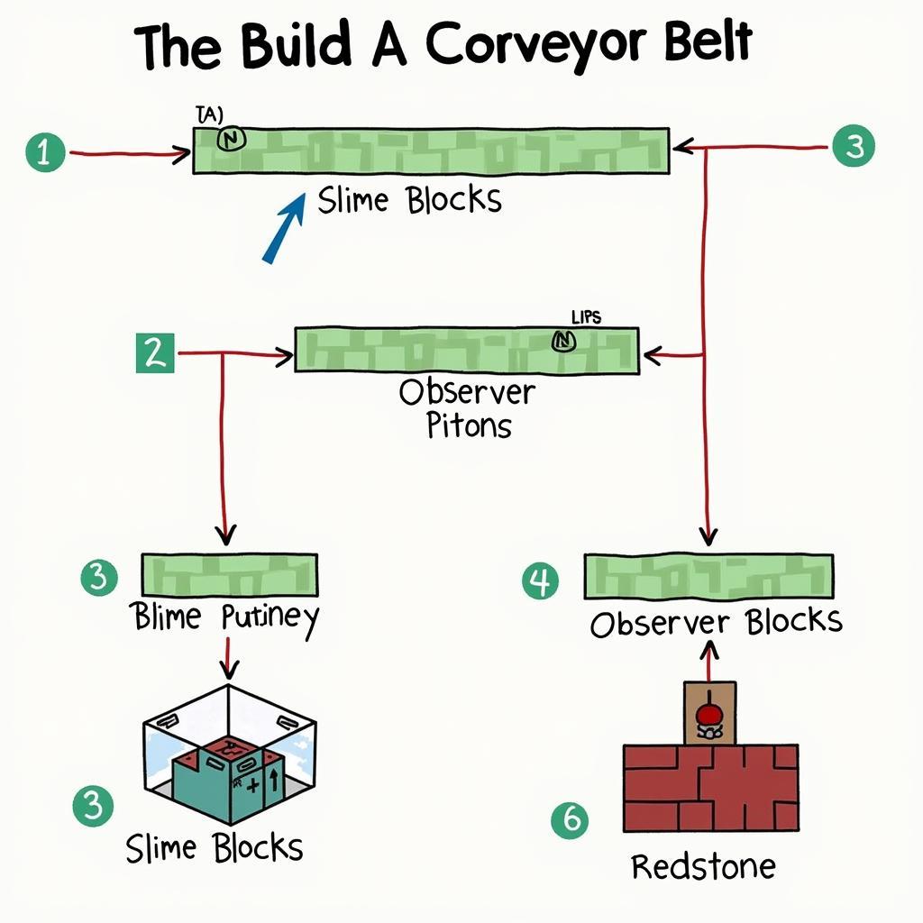 Cách làm băng tải trong Minecraft