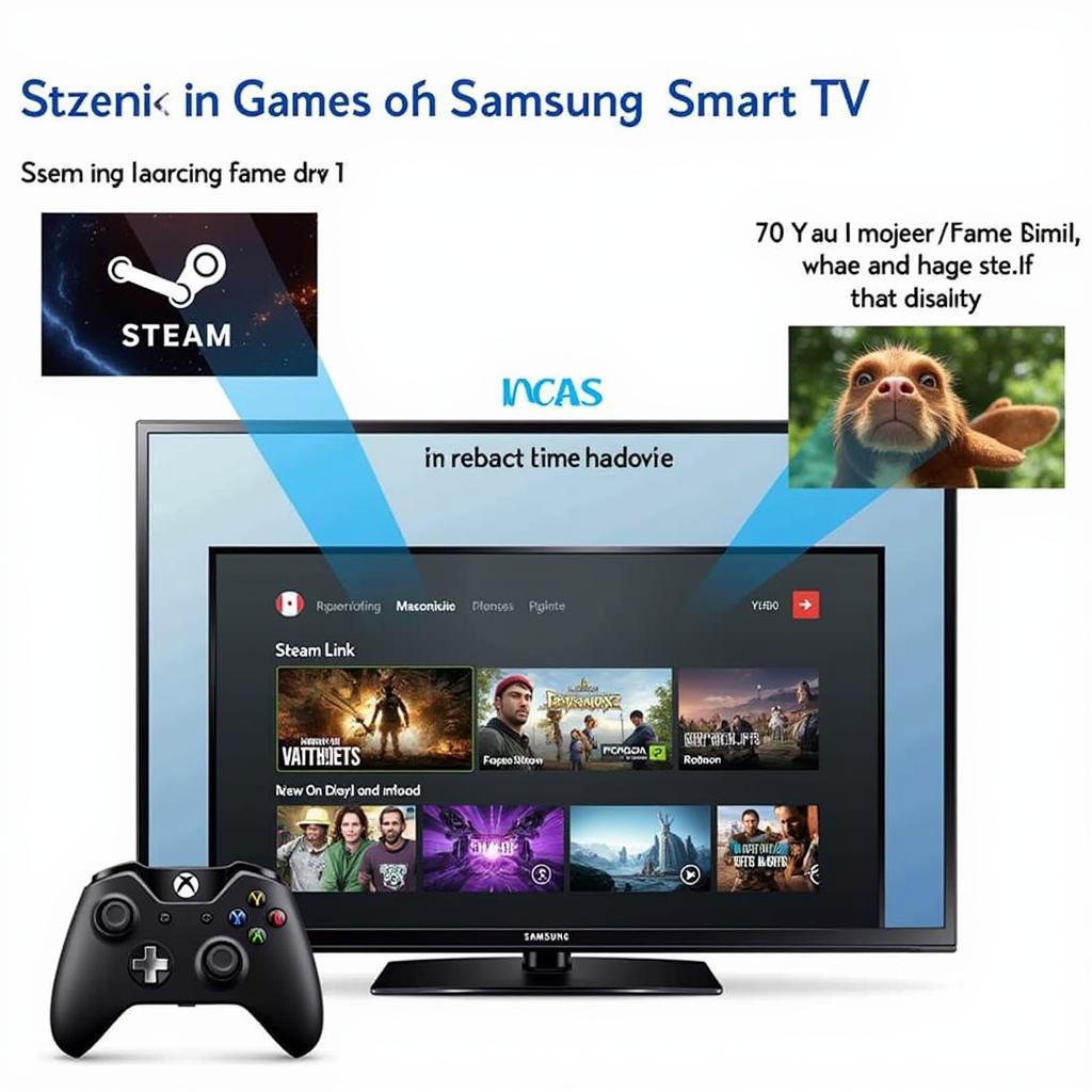 Cách tải game Samsung Smart TV bằng Streaming