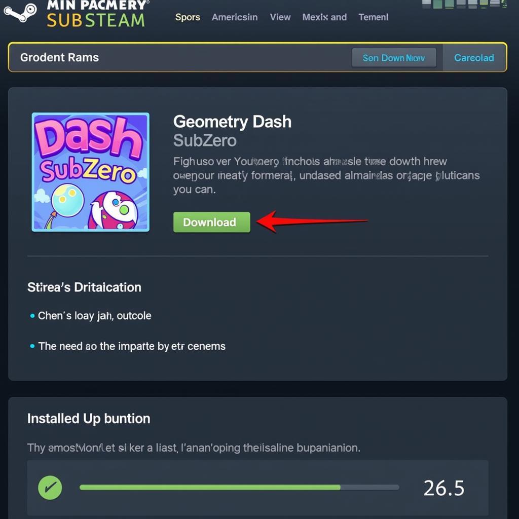 Cách tải Geometry Dash SubZero trên Steam