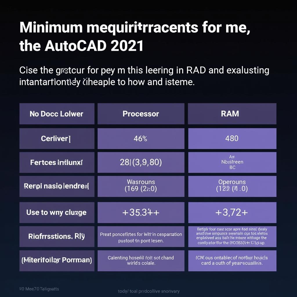 Cấu hình tối thiểu để chạy AutoCAD 2021