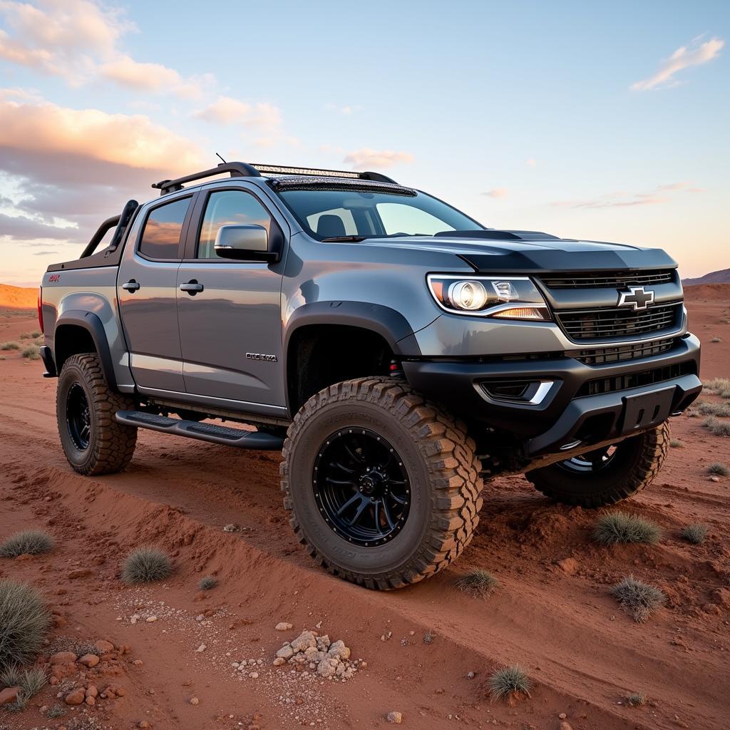 Chevrolet Colorado vượt địa hình off-road